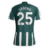 Dres Manchester United Jadon Sancho #25 Gostujuci 2023-24 Kratak Rukav